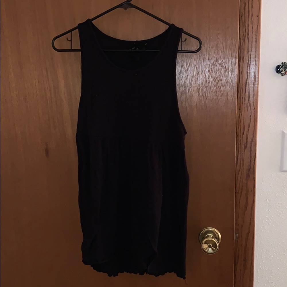 Urban Outfitters black ribbed tank